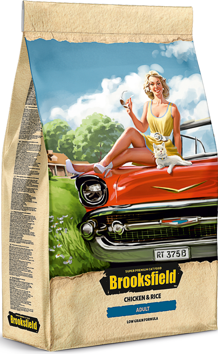 For adult cats (chicken & rice)